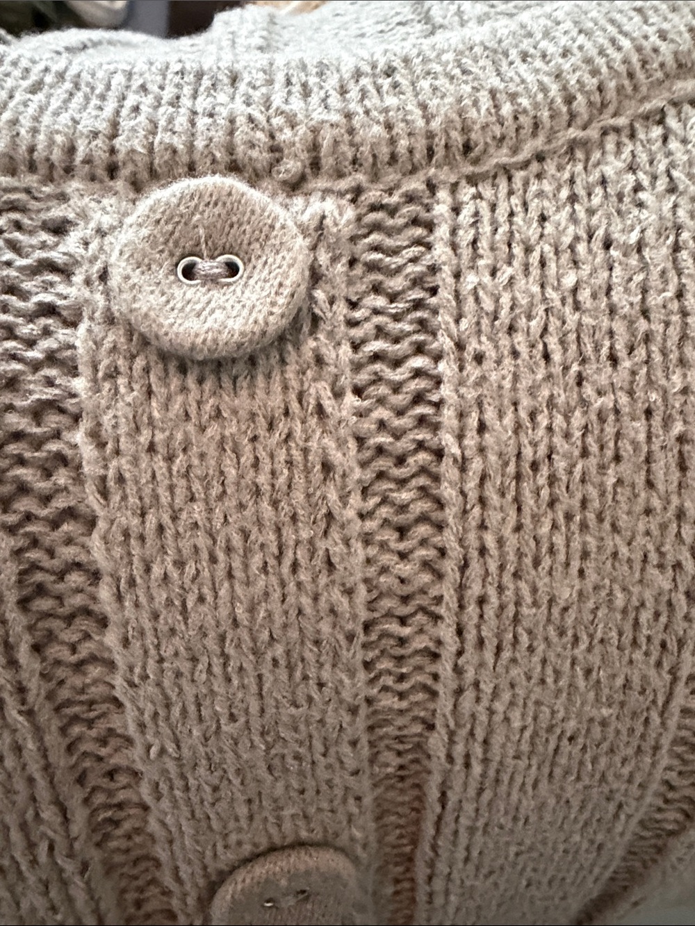hem & thread taupe tank